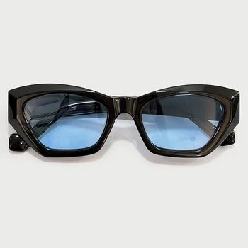 Retro Irregular Óculos de sol das Mulheres da Marca do Designer de Luxo, Olho de Gato de Óculos de Sol UV400 Óculos