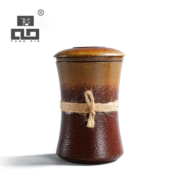 TANGPIN japonês de chá cerâmica, canecas de viagem caneca com filtro de cerâmica de café xícara (chá bule de chá de porcelana 310ml