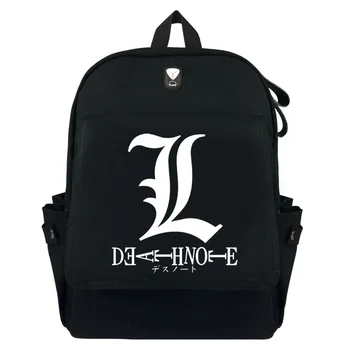 Death Note Cosplay Escola Bolsa De Ombro Mochila De Lona Teentage Laptop De Viagem Mochila De Presente
