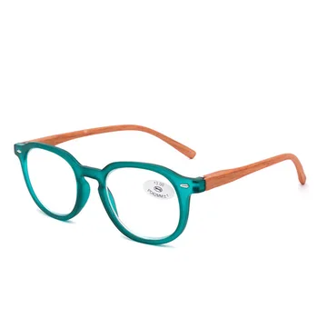 Ultraleve Flexível Óculos De Leitura Transparente Rodada Lupa A Cor Da Moda Óculos Para Presbiopia +100 +150 +200 +250 +300 +350