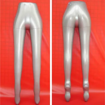 Frete Grátis!!Venda quente Nova de PVC Plástico Feminino Perna Calças Calças de Cueca Inflável Manequim Manequim Torso Modelo