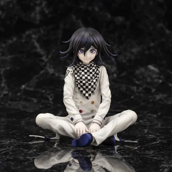 100% Original:Danganronpa Kokichi Oma posição sentada 11cm de PVC Figura de Ação do Anime Figura de Modelo de Brinquedo Figura Coleção Boneca de Presente