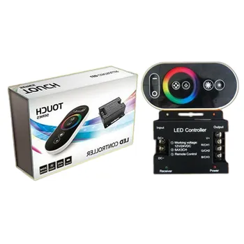 18A RGB LED Controlador de RF Remoto sem Fio painel Táctil o Painel de controles para 5050 RGB 3528 Luz RGB Controlador de DC12-24V