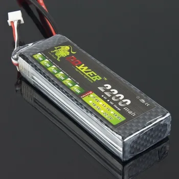 1pcs Leão de energia 7.4 V a 25 c 2200MAH bateria de lipo de Alta Potência AKKU MAX 30C Modelo de RC BT689