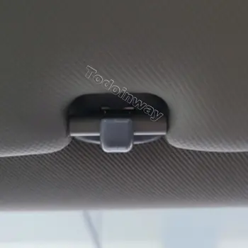 Palas para o sol Cinzento Interior Cabide pala de sol Clip Gancho Suporte para a Audi A1 A3 S3, A4, A5 S5 Q3 Q5 2013 8U0857562A acessórios do carro