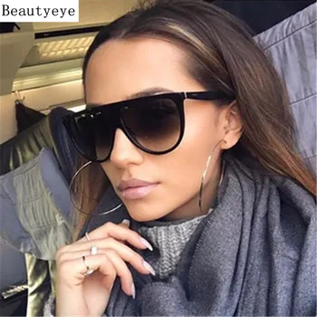 Beautyeye Oversized Quadrado Óculos de sol das Mulheres Designer da Marca um Grande lente mans preto-Óculos de Sol feminino Gafas De Sol, Oculos UV400