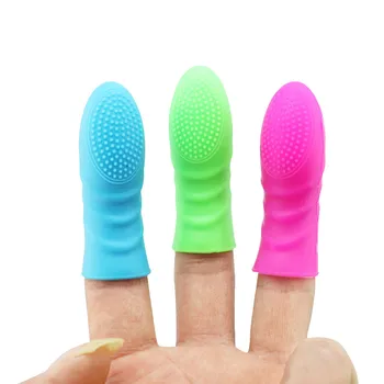1PCS de Dedo de Luva Vagina, Clitóris Estimulador Flertar Spike Luva G-spot Massagem Brinquedos Sexuais Para as Mulheres Masturbador Produtos para Adultos