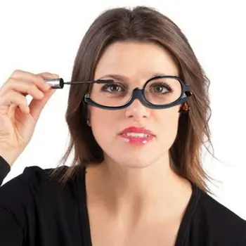180 Graus De Rotação Monocular Mulheres Cosméticos, Óculos, Maquiagem, Óculos De Leitura Portátil Única Lenes Mulheres De Óculos De Leitura