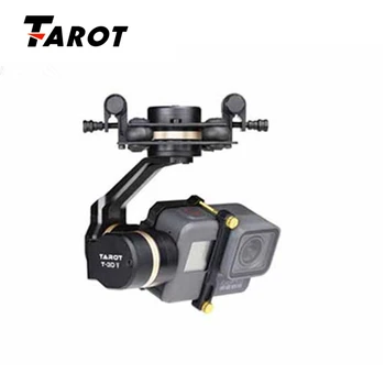 Tarot TL3T05 para Gopro 3DIV de Metal de 3 Eixos sem Escova Cardan PTZ para Gopro Hero 5 para FPV Ação do Sistema de Desporto da Câmara Racing drone