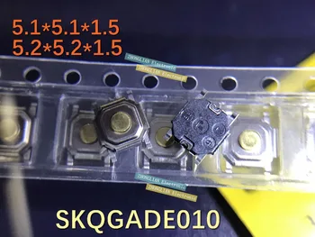 o automóvel de freeshipping 100pcs/Monte SMD botão interruptor SKQGADE010 5.1X5.1X1.5 5.2X5.2X1.5