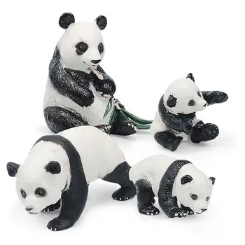 Figuras Miniaturas de PVC Pandas Planta de Jardim vaso de Flores de Bonsai Casa de bonecas Decoração de Casa, Decoração, Acessórios