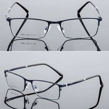Óculos de Moldura para os Homens de Alta Qualidade de Mulheres Óptico de Óculos de Óculos de grau Retângulo Miopia Completo Armações de Óculos Masculino