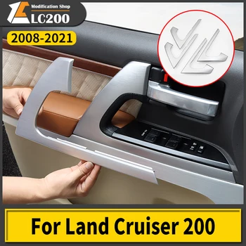 Carro pega da Porta Botão do Painel de Montagem Para Toyota Land Cruiser 200 lc200 FJ200 2008-2021 2020 Interior Modificação Acessórios