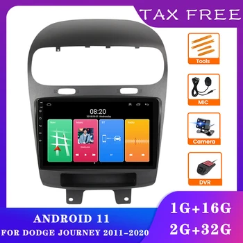 Android 11 2.5 D bluetooth Tela de Vídeo do Carro Para Dodge Journey 2011 a 2020 2+32GB GPS WIFI link de Espelho Carro Multimídia Player Estéreo