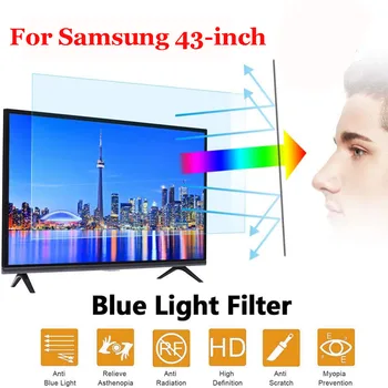 Para a Samsung, 43-polegadas Filtro de Privacidade do Filme Protetor de Tela Anti-sneak Peek Anti-Olho Azul LCD Película Protetora