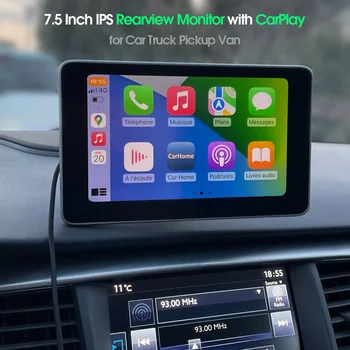 A Apple CarPlay sem Fio Android Auto Automotivo Multimídia, Tela de 7 Polegadas para o auto-Rádio Com Bluetooth Estéreo Com Câmera Retrovisor