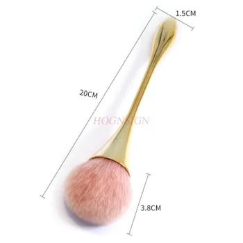 Nova Cor-De-Rosa Pincel De Pó Blush Brush Nail Maquiagem Escova De Limpeza Da Escova Do Prego De Ferramentas De Unhas De Suprimentos Venda