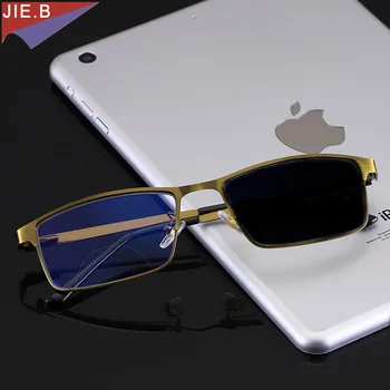 2019 Novos Negócios High-end Bifocal Fotossensíveis Óculos de Leitura Homens Mulheres UV400 Transição Mola Dobradiça de Dioptria Presbiopia