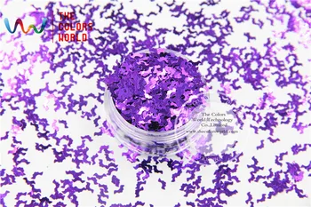 De Cor violeta Morcego forma Tamanho :5mm de Glitter, lantejoulas, para a Arte do Prego e DIY suprimentos e decorações do Feriado