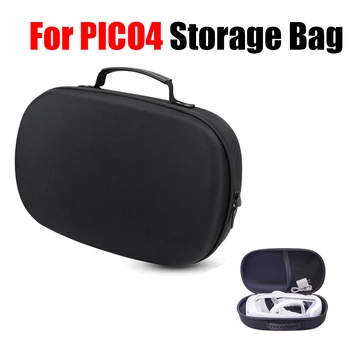 Viagem maleta para Pico 4 VR Fone de ouvido Bolsa de Protecção em EVA Rígido de Armazenamento de Caixa de Pico 4 VR Acessórios