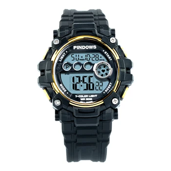 Impermeável Relógio do Esporte Digital Homens de Preto Aluno relógio de Pulso da Menina da Escola Relógios Luminox Menino de Design de Moda da Mão do Relógio com Data