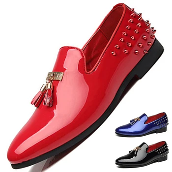 Homens Sapatos de Couro Trançado Franja Derby Sapatos de Marca de Moda Casual Sapatos Sapatas Masculinos Tamanho Grande Negócio de Calçados de Couro