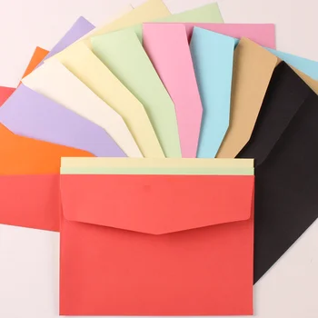 10pcs/lot Doces/Papel Kraft Branco Envelopes de Cartão de Banco, Envelopes, Cartões Mini Envelopes cartão de sócio