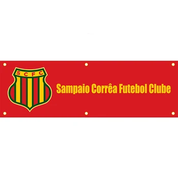 Sampaio Corrêa Futebol Clube Banner Personalizar Clube de Futebol, Bandeiras 1.5*5 pés (45*150cm) Publicidade Personalizada Decoração Banner