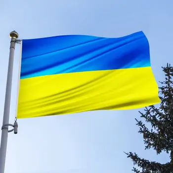 Bandeira Nacional Da Ucrânia Bandeira Faixa De Atividade Do Office Desfile Festival De Decoração De Casa Ucrânia Material Reciclável País De Bandeira