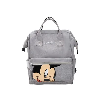 Disney Mickey mouse, Mochila feminina novas da moda mochila campus saco de viagem de grande capacidade bolsa estudante do ensino médio do saco