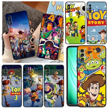 Animação Toy Story Para Samsung Galaxy A80 e A90 A70 S A60 A50S A30 S A40 S A2 A20E A20 S A10S A10 E Preto Telefone Caso Capa