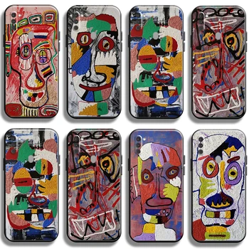 A Arte abstrata Grafite Pintura Telefone Case Para Samsung Galaxy M11 Coque Carcasa à prova de Choque TPU Completa Capa de Proteção para Casos