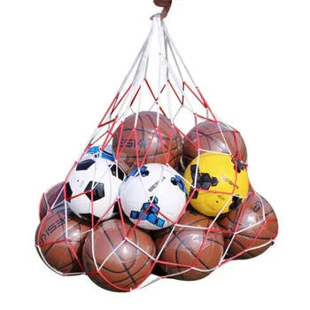 1pcs 10 Bolas de Levar Saco de Líquido esportivos ao ar livre rede de Futebol Portátil, Equipamento de Esportes de Basquete Voleibol bola saco de rede