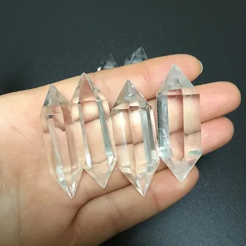 5-6cm Natural de Cristal de Quartzo incolor Transparência de Quartzo Ponto de Cura Obelisco de Pedra
