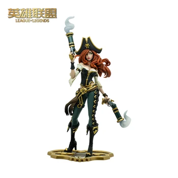 League of Legends Miss Fortune O Caçador de Recompensas Jogos de Anime Figuras Colecionáveis de Pvc Modelo de Bonecas 31Cm Modelo de Brinquedos Presentes