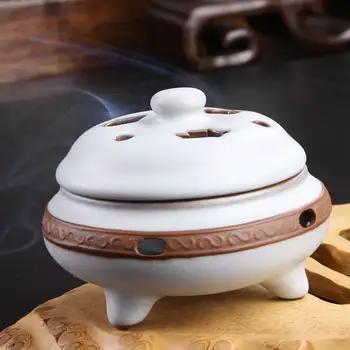 Meditação antiga fornalha fumegante Restaurar antigas formas do seu forno queimador de incenso A dinastia song peça de porcelana