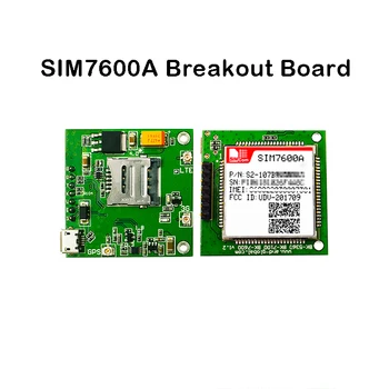 SIMCOM SIM7600A Breakout Board LTE Cat1 módulo para a América do Norte AT&T LTE-FDD B2/B4/B12 UMTS/HSPA+ B2/B5