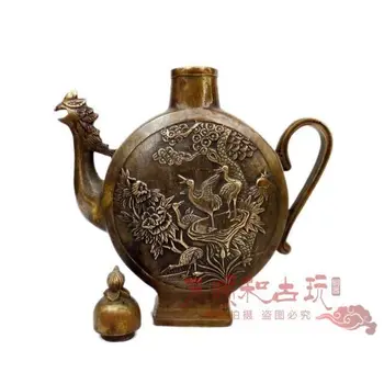 Requintado Chinês Coleção Clássica Fengshui decoração Bule de chá