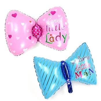 Arco de balão filhos de desenho animado toy flutuante balão de festa de aniversário, decoração cor-de-rosa azul arco de alumínio do filme do balão