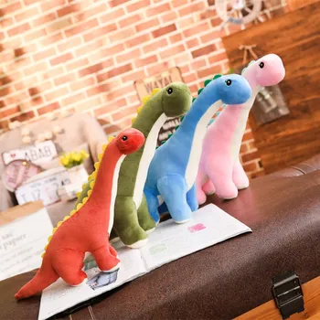 25cm Animal Bonito de Dinossauro de Pelúcia Boneca Animada Kawaii Dinossauro Boneca Infantil Criança Bebê Realista Brinquedo de Menino de Presente de Aniversário