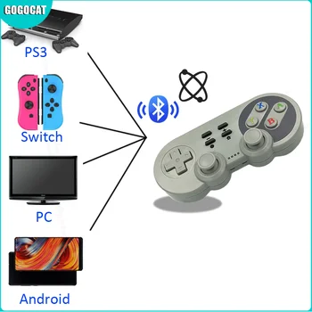 Gamepad Bluetooth sem Fio Controlador Para Nintend Switch de Console NS Jogo de Consola para PUBG Vibração Gamepad para Android/PC/PS3