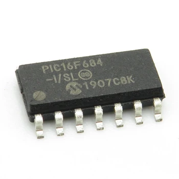 1-100 PCS PIC16F684-I/SL SMD SOP-14 PIC16F684 8-bits do Microcontrolador MCU-microcontrolador Marca Chip Novo Original