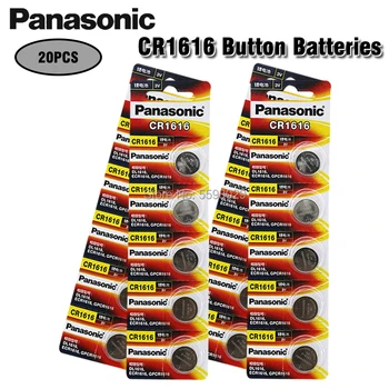 PANASONIC 20pc original cr1616 cr 1616 3v bateria de botão de moeda bateria DL1616 BR1616 ECR1616 5021LC L11 L28 KCR1616