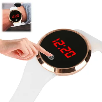 1pc Relógio Digital LED Tela de Toque Homens Desporto Relógios Impermeável Pulseira de Silicone, as Mulheres Inteligentes Relógio Para a Família/Amigos Grande Presente