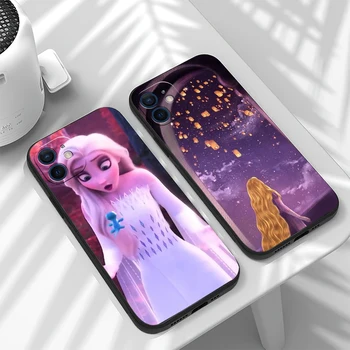 Disney Congelados Funda Telefone de Caso Para o iPhone 11 13 12 Pro Max 12 13 Mini X XR XS MAX SE de 2020 7 8 6s Plus Celular à prova de Choque Shell
