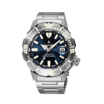 41 Retro Relógio de mergulho Totalmente Relógio Mecânico Automático Monstro Réplica Luminosa Calendário 200m Impermeável Safira relógios para Homens