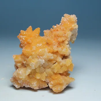 Jiangxi produção de laranja natural houndstooth calcita cristalina do mineral cristal de pedra de amostras de ensino amostras de pedra