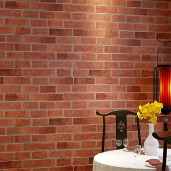 beibehang Antigo tijolo de papel de parede retro tijolo moderno restaurante Chinês papel de parede papel de parede sala quarto papel de parede