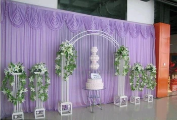 Festa de Casamento decoração pano de Fundo de Cortinas, cortina do palco de banquetes fase decoração do casamento