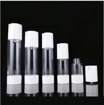 30ml claro airless bomba de vácuo frasco de loção loção emulsão de olho soro essência hialurônico da pele cuidados cosméticos embalagem